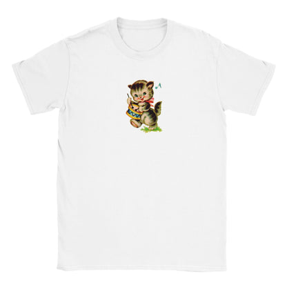 Kitten Drummer Baby Tee