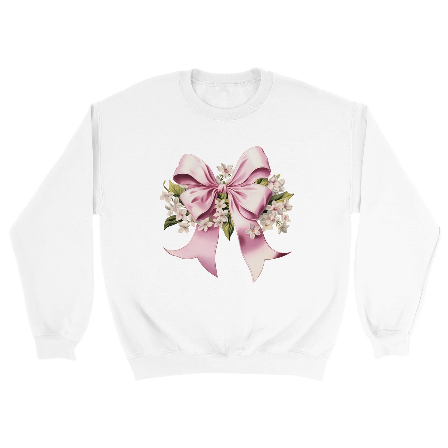 Pink Vintage Bow Sweatshirt