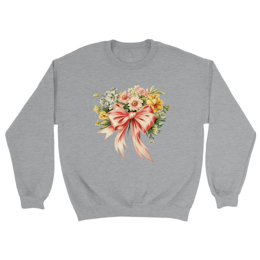 Peach Bow Sweatshirt