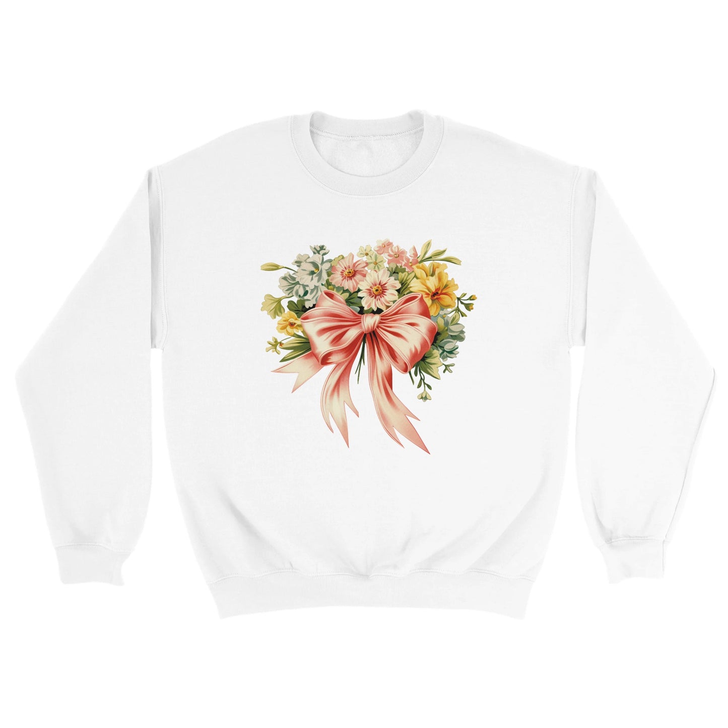 Peach Bow Sweatshirt