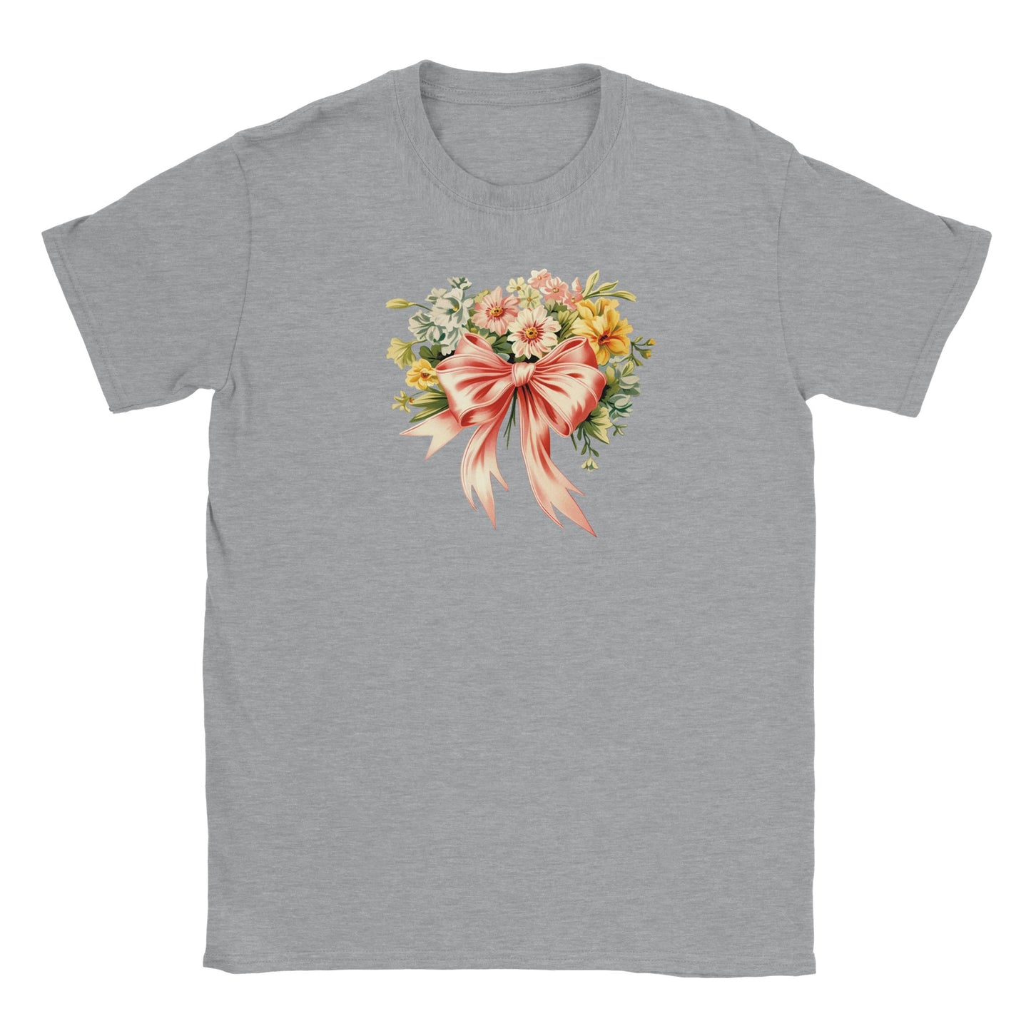 Peach Bow Baby Tee