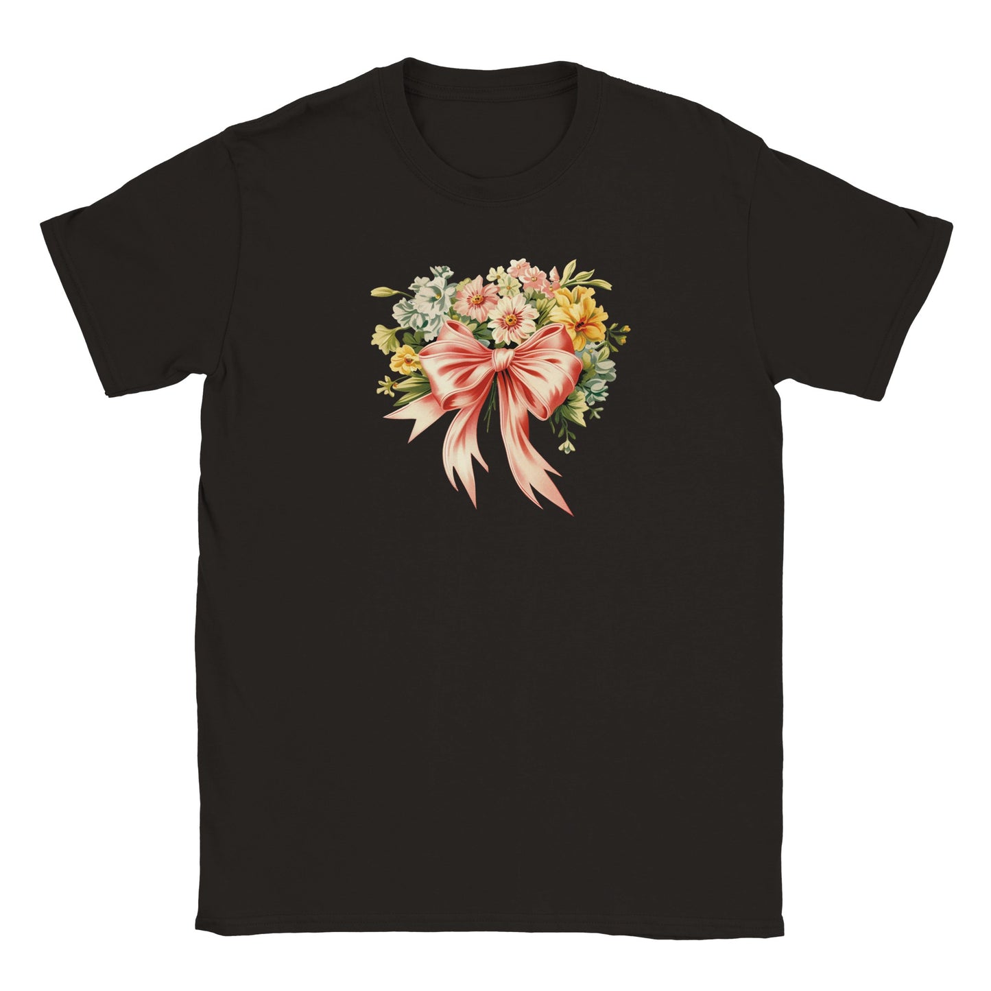 Peach Bow Baby Tee