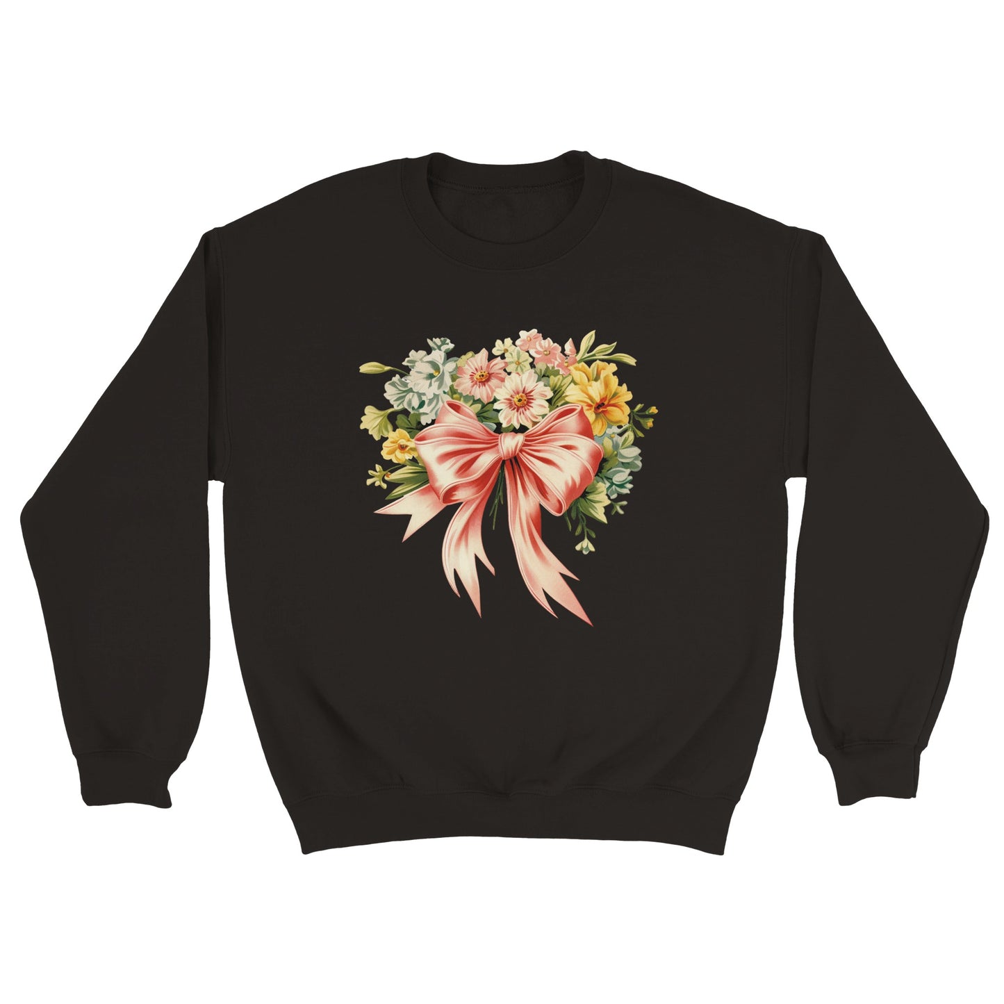 Peach Bow Sweatshirt