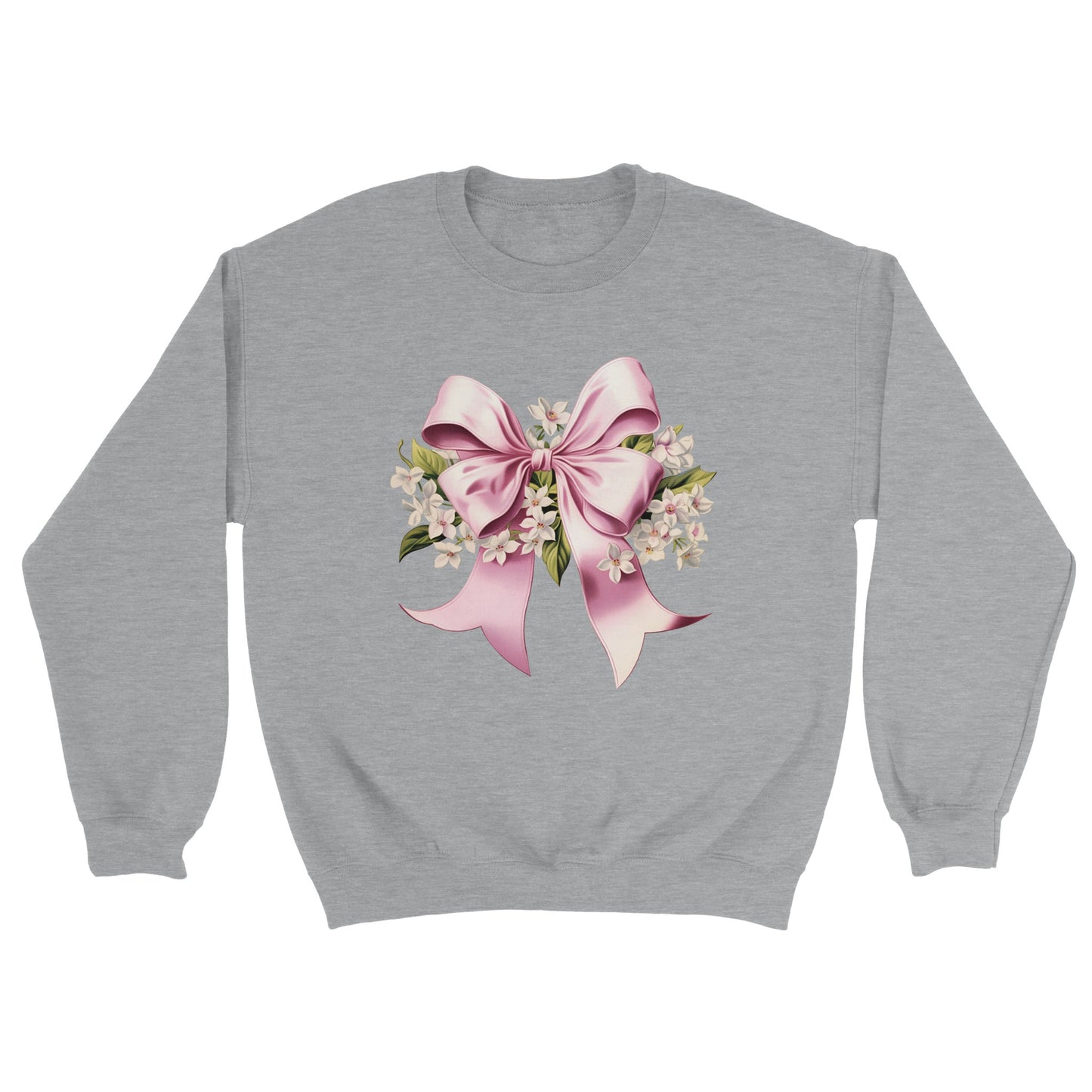 Pink Vintage Bow Sweatshirt