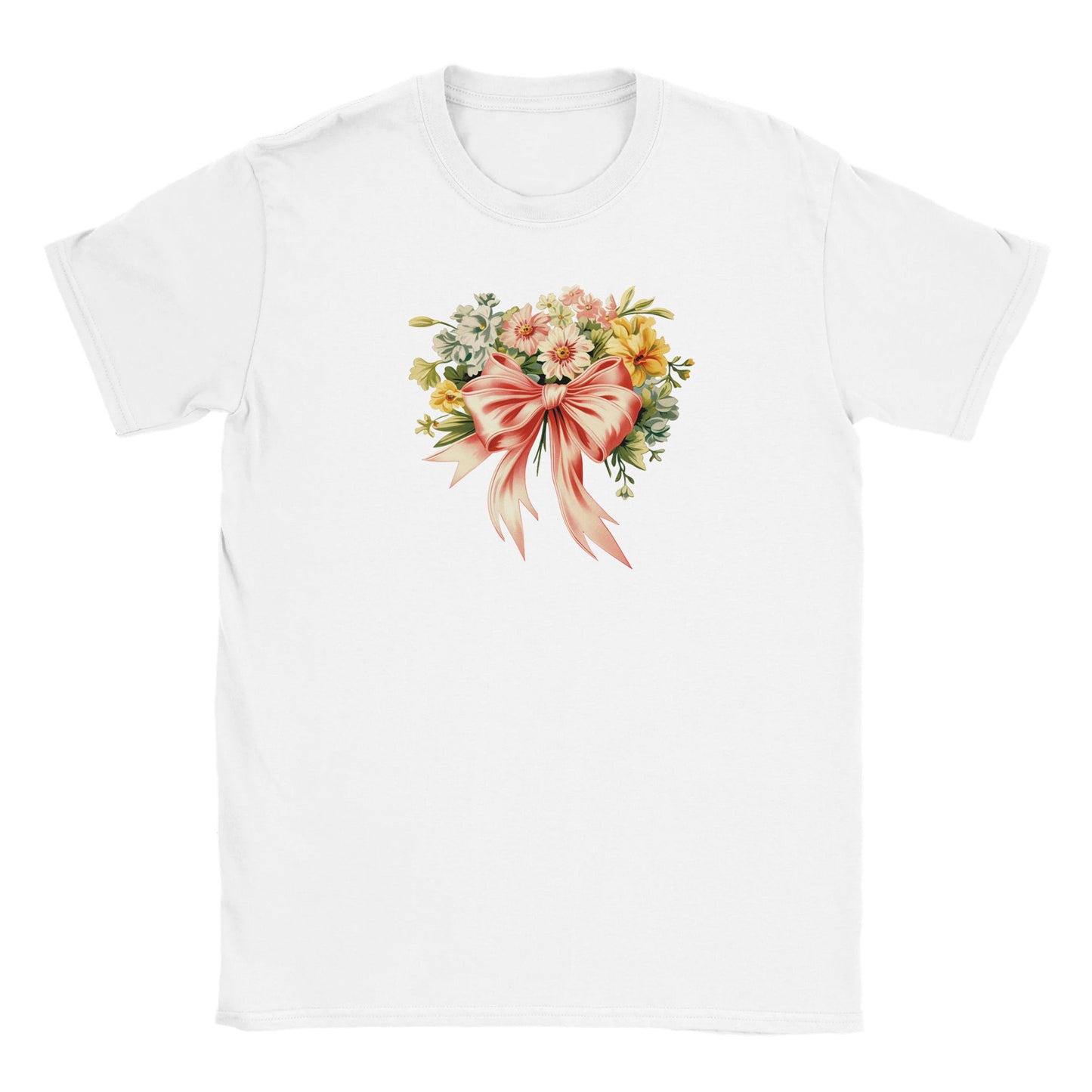 Peach Bow Baby Tee