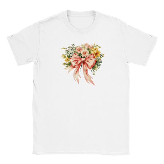 Peach Bow Baby Tee